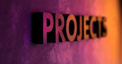 Projects lettering, lighting with colored gels image