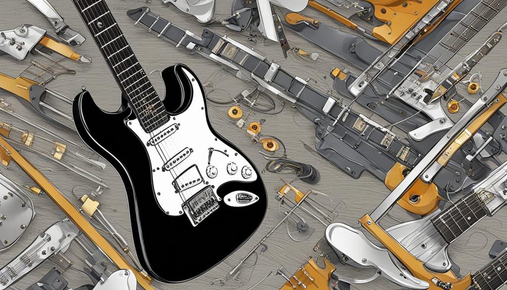 electric guitar components