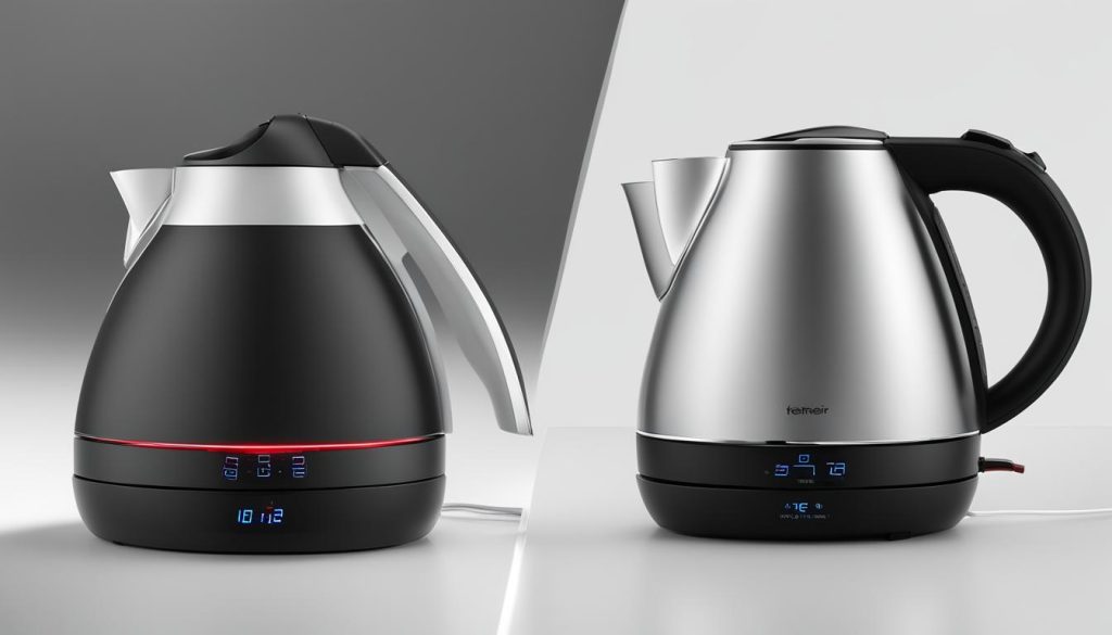electric kettle with temperature control
