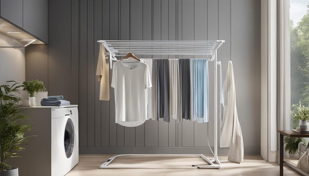 heated clothes airer