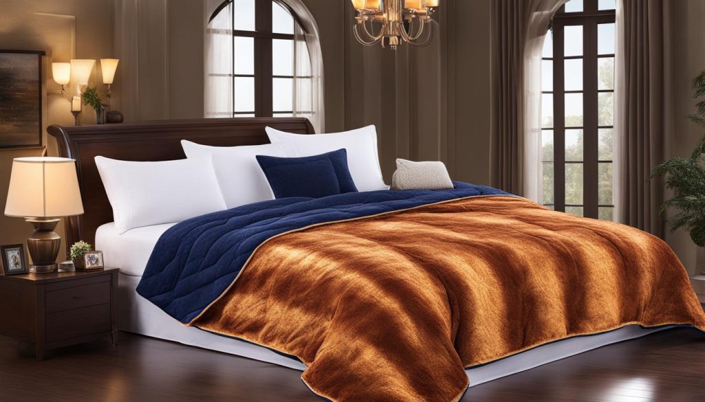 king size heated throw