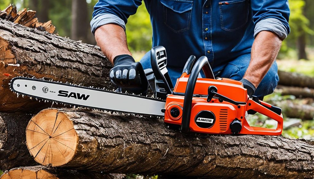 Cordless electric chainsaw