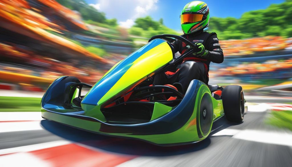 electric racing kart image
